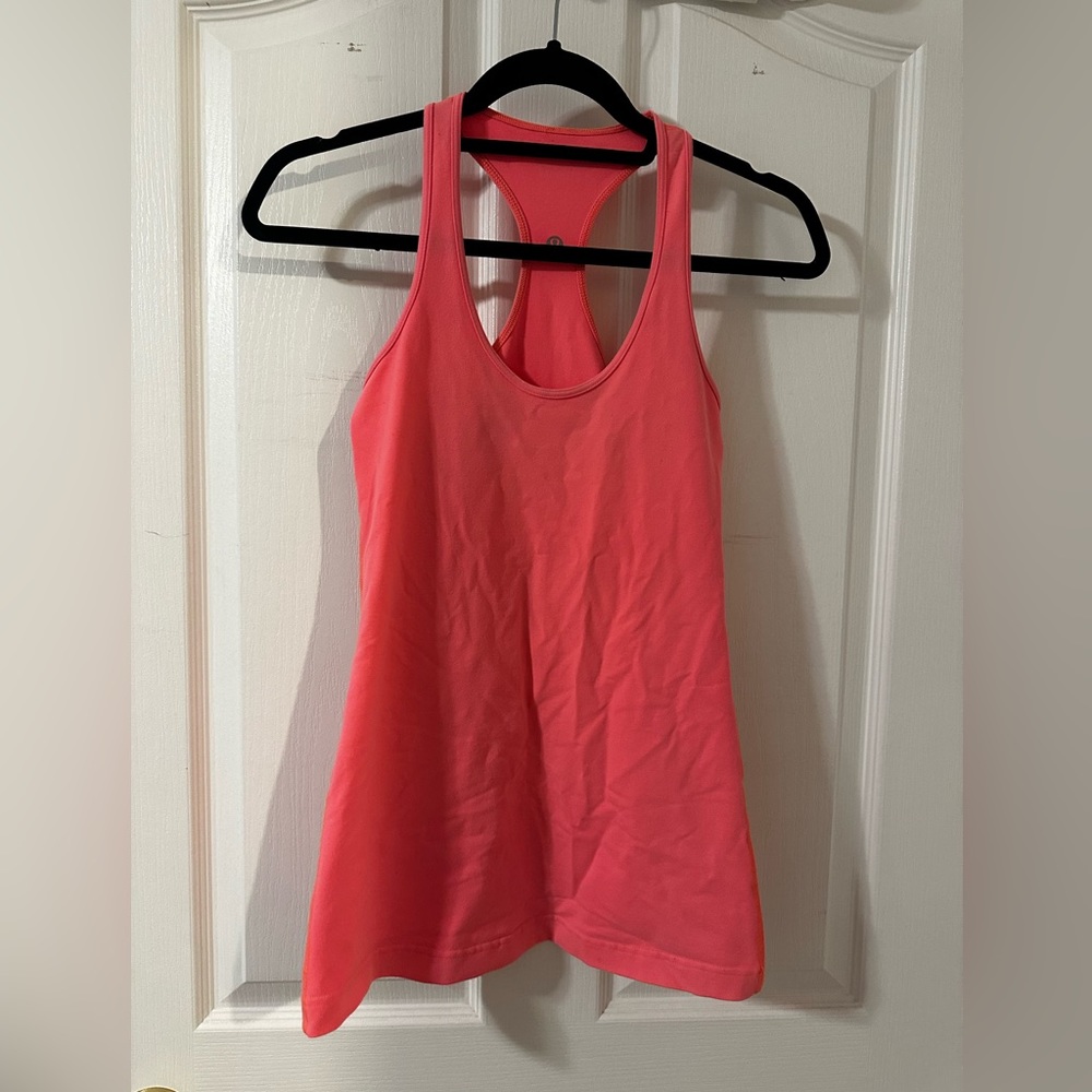 Coral Pink lulu racerback